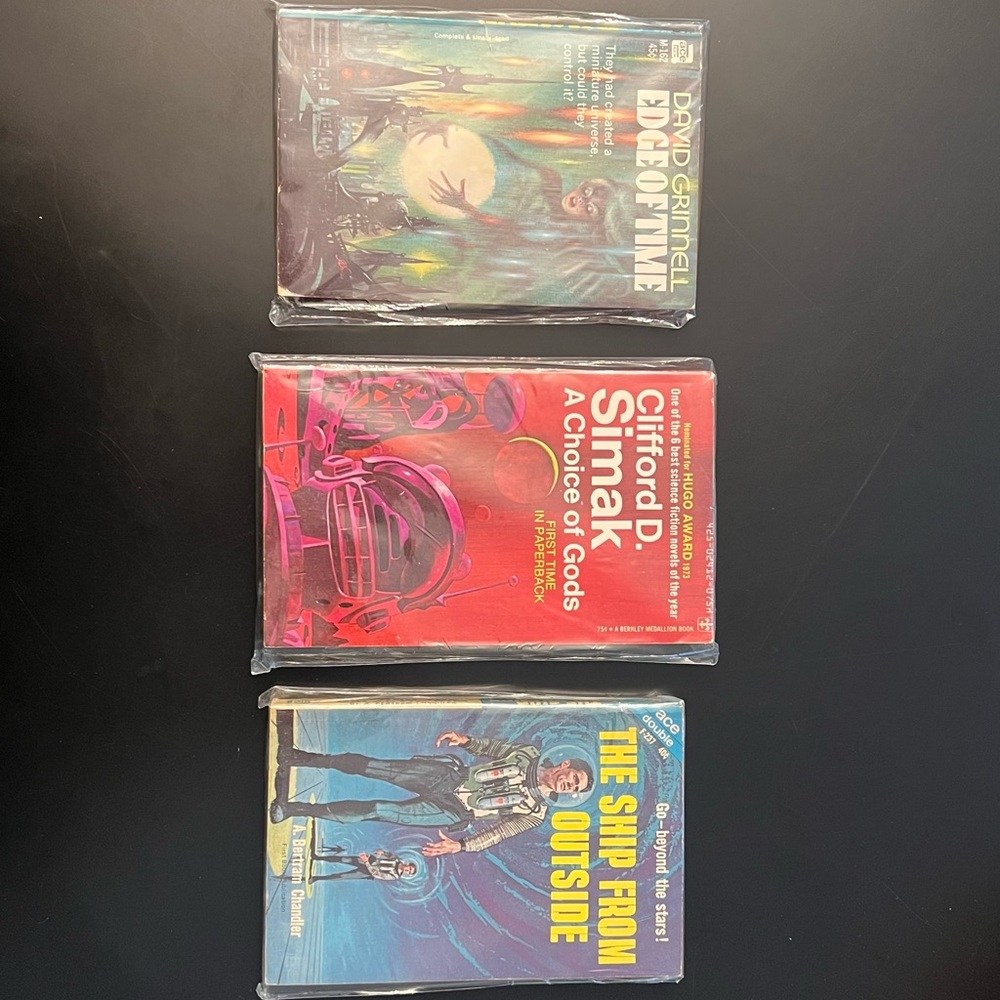 Rare Vintage Sci Fi Novels Bundle - 1958, 1963, 1973